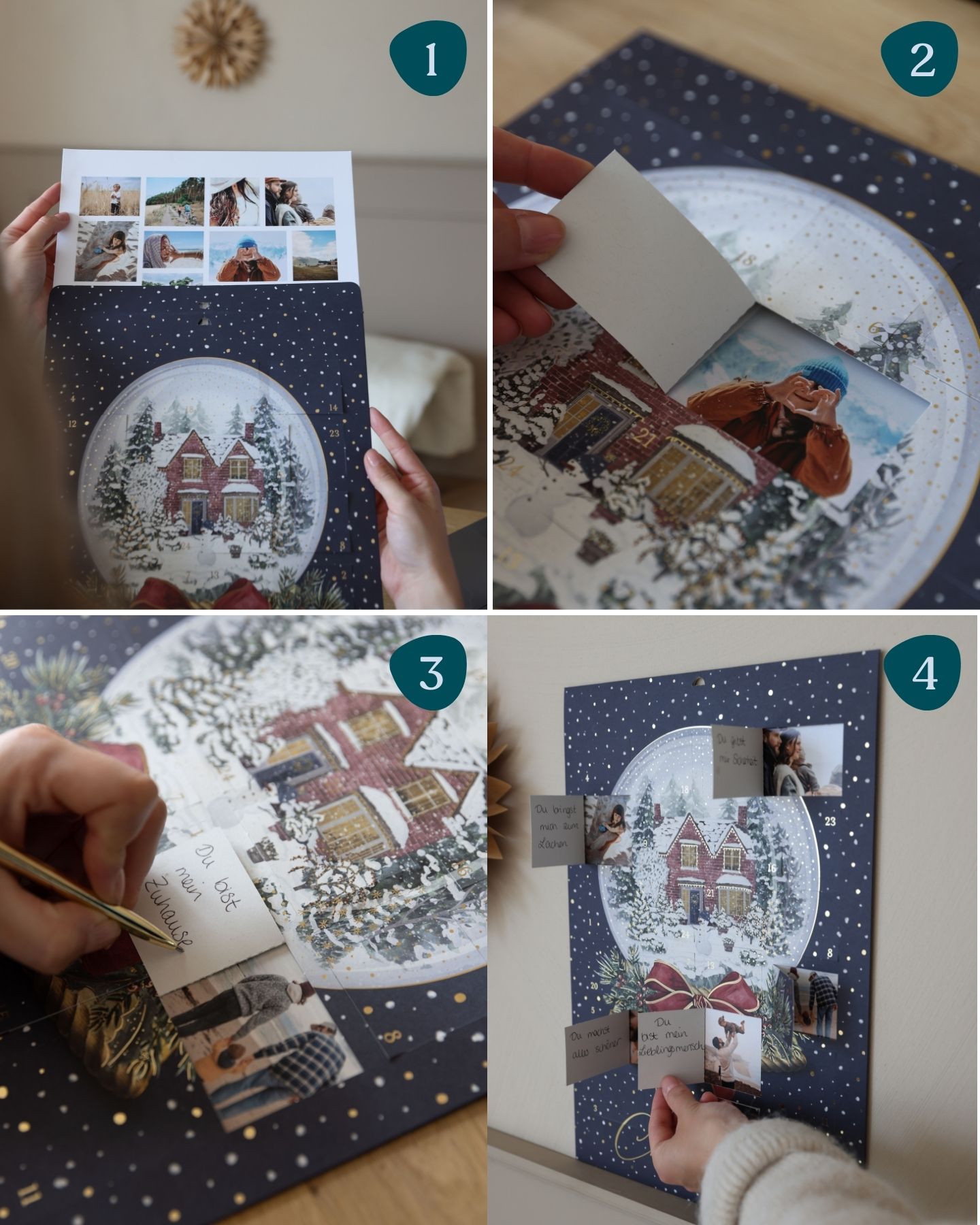 Anleitungfür DIY-Foto-Adventskalender
